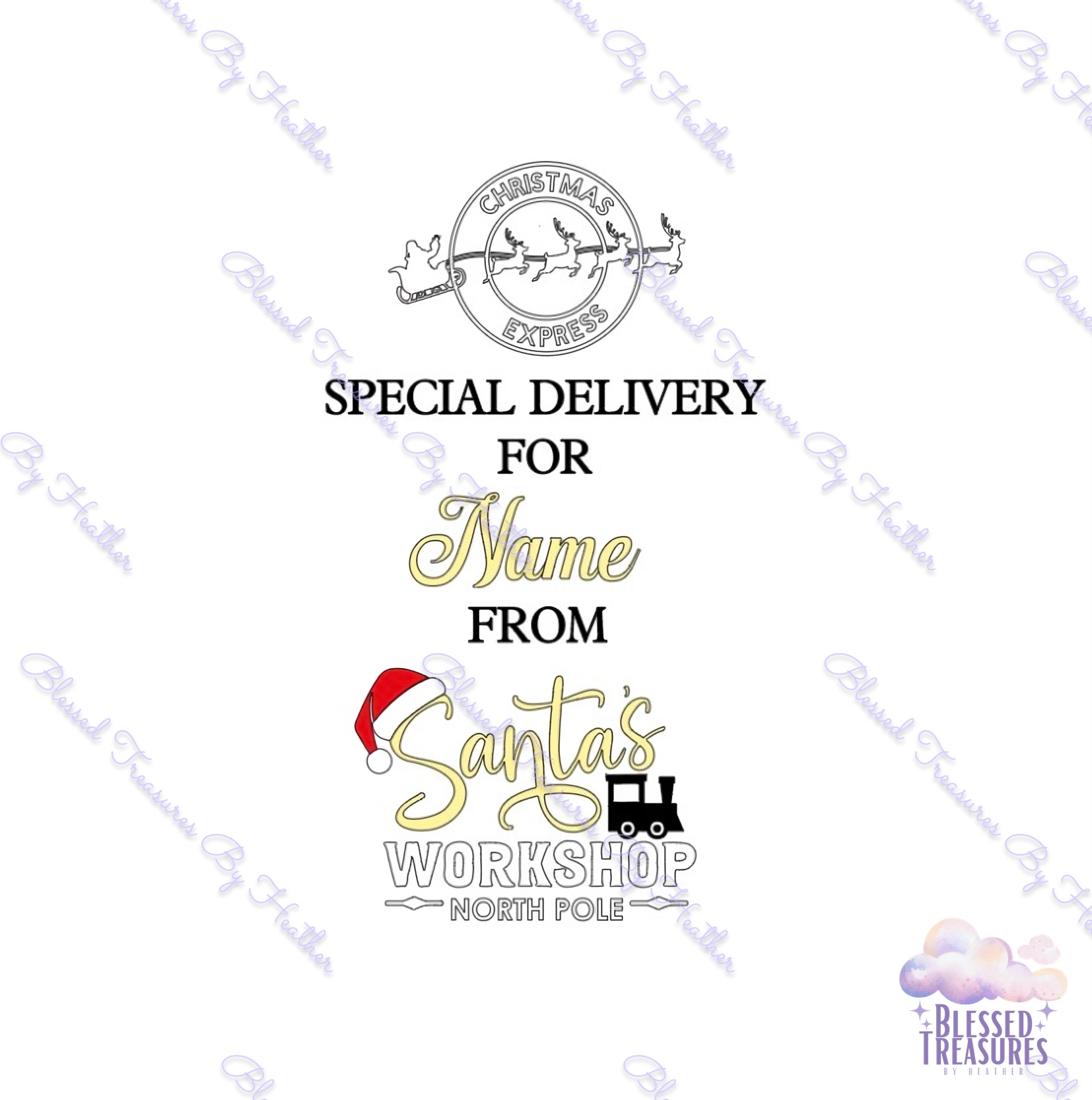 Personalized Santa Delivery Bag - Image 4